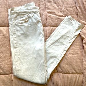 Topshop white skinny Jamie jeans W32L32